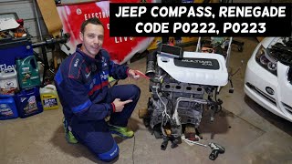 CODE P0222 P0223 ENGINE LIGHT ON JEEP COMASS RENEGADE