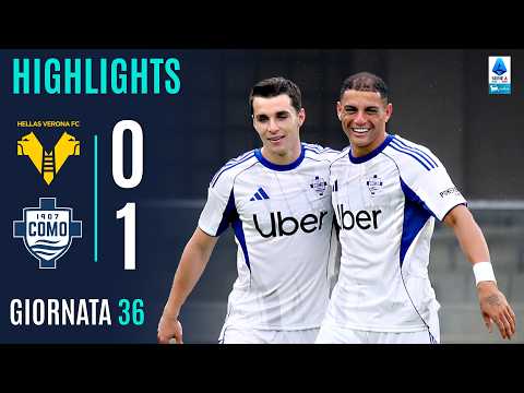 Video Verona-Como 0-1: gol e highlights