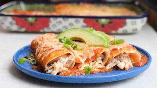 Three Cheese Chicken Enchiladas: Make it A Good Day! | Pati Jinich