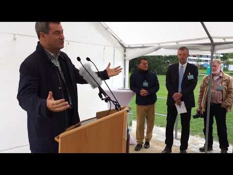 Markus Söder eröffnet "seinen" See