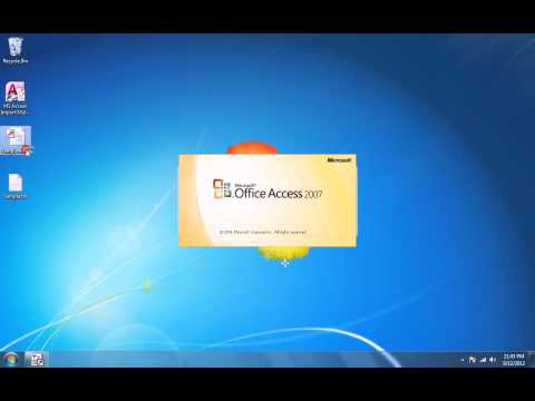 MS Access Import Multiple Text Files Software