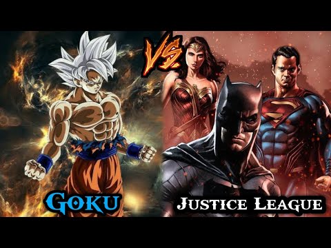 Goku Vs Justice league part // Who Will Win ? Dragon Ball Vs DC