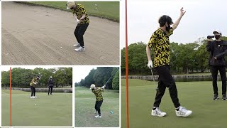 ヒカルさんのショットが本当にカッコ良くてナイスショットです!☺️ - 【今の実力】ヒカルがゴルフ人生初の18ホールプレーで驚愕のスコア叩き出しました…