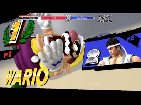 Flarg (Wario) vs XFiRE | Tong Thumbs (Ryu) @ Next Gen Sm4sh 29!