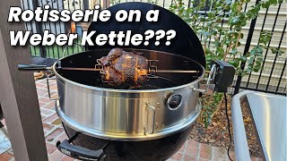 Testen van de OnlyFire Rotisserie-accessoire voor de Weber Kettle - Rotisserie Chicken