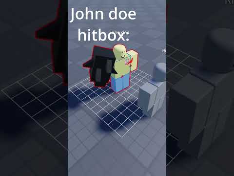Pursuer and john doe hitbox #roblox #forsaken #dieofdeath #animation #memes #forsakenmemes #sonicbee