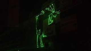 preview picture of video 'Rawska Majówka 2013 | LaserShow 1'