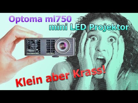 Optoma ML750e LED DLP-Projektor Review Test Deutsch