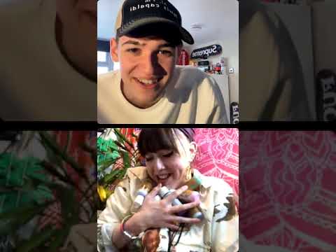 Max Mills and Evie Meg instagram live 10 04 21