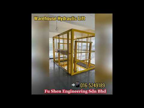 Industrial Fu Shen Hydraulic Lift Installation | Safe & Efficient Goods Handling #lifting #jkkp #fyp