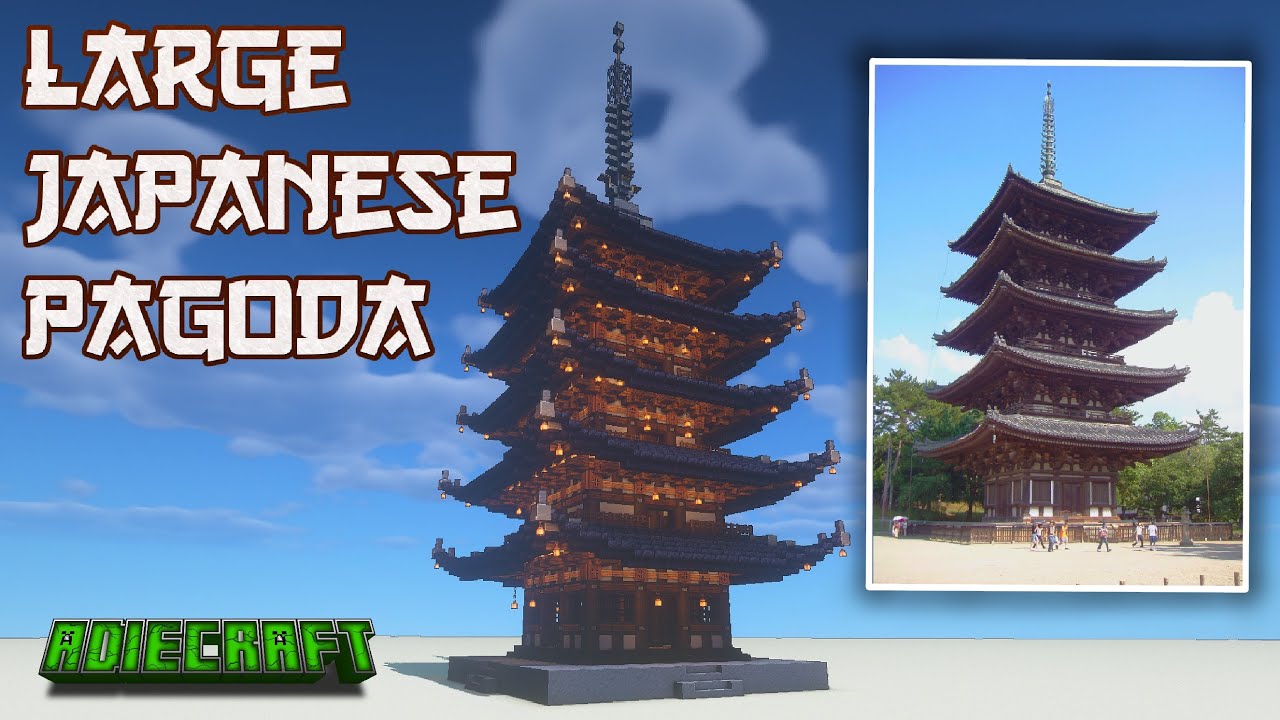 Pagoda Made From Nether Materials : r/Minecraft