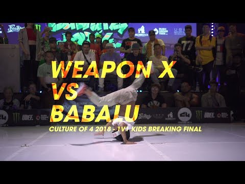 Weapon X vs Babalu [kids final] // .stance x UDEF // Culture of 4 2018