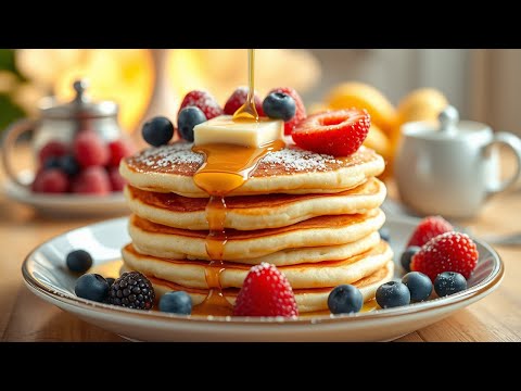 🥞 “Fluffy American Pancakes — Perfect Breakfast Every Time