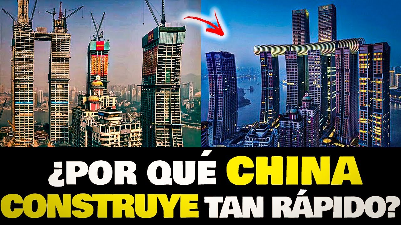 🤔 ¡INCREÍBLE! Descubre cómo China construye TAN RÁPIDO | Récord mundial de velocidad de construcción