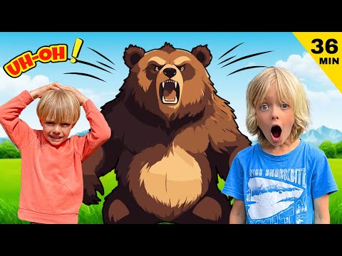 “We’re Going on a Bear Hunt” Compilation | The Ultimate Adventure! | Compilations with Sky and Finn