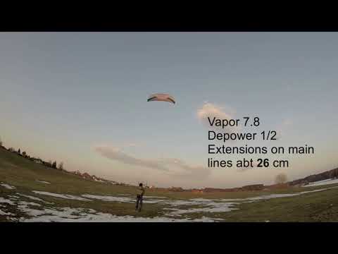 Vapor I - depower test flights