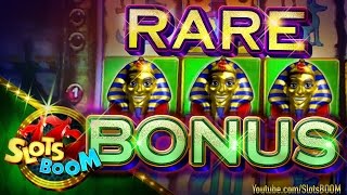 RARE BONUS on PHARAOH'S FORTUNE + ReTrigger !!! 5c ♠IGT Video Slot