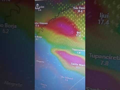 Alerta de novos temporais no Rio Grande do Sul e granizo entre os dias 16 e 17 de novembro de 2025