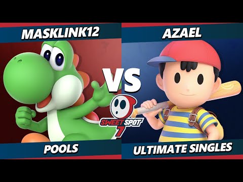 Sweet Spot 7 - Masklink12 (Yoshi) Vs. Azael (Ness) SSBU Ultimate Tournament