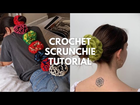 crochet scrunchie tutorial (aka the easiest crochet project you will ever do)