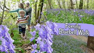 BLUEBELL WOODLAND WALK | Toddler & Baby See The Bluebells 💜 Spring Vlog