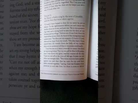 The Septuagint, Psalms 69, 70, 71 read-along