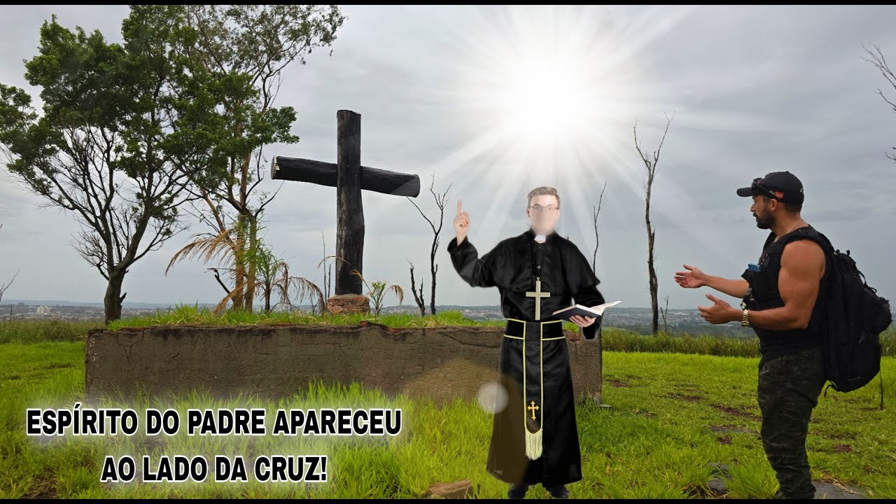 PADRE APARECEU AO LADO DA CRUZ PARA UMA INSCRITA - SPIRITBOX
