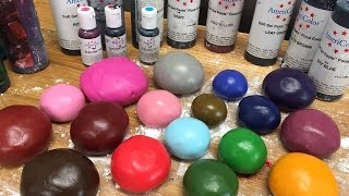 How to Color Fondant