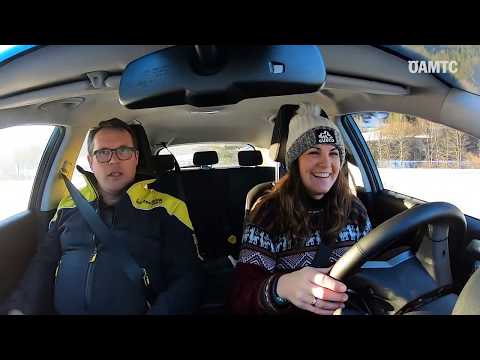Fahrtechnik Wintertraining - Action auf Schnee & Eis | ÖAMTC Fahrtechnik Tipps