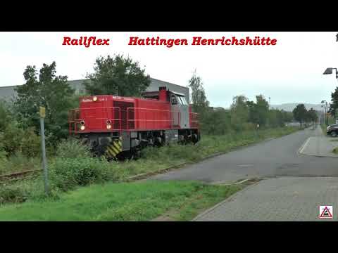 Auf der Ruhrtalbahn in Hattingen Okt. 2021