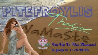 Thalia&#39;s&quot;Tiki Tiki Ta&quot;@&quot;NaMaste&quot;greek tv show.