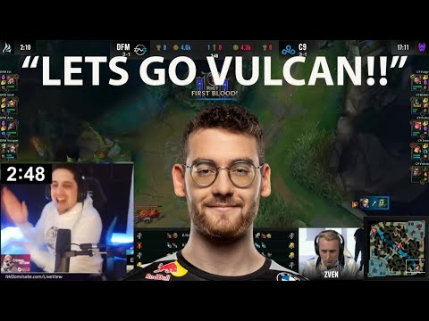 IWillDominate Reacts To C9 Vulcan HARD INTING!!! - C9 vs DFM