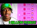 HE DONATED 1 BILLION ROBUX IN ROBLOX