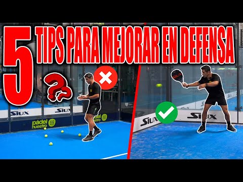5 TRUCOS en DEFENSA: CURSO de PÁDEL Técnico / Táctico
