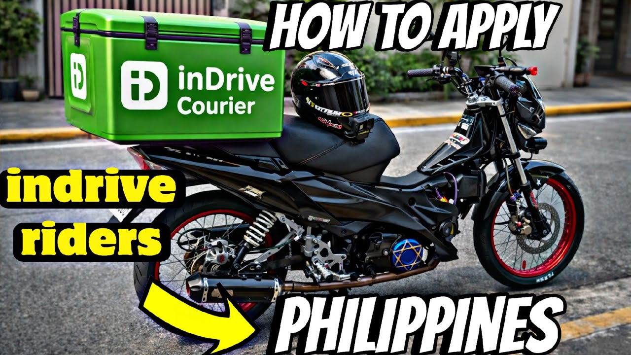 HOW TO APPLY INDRIVE COURIER RIDERS | motovlogph