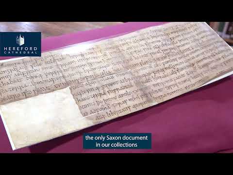 Lost & Found Fridays | Cuthwulf Charter | Hereford Cathedral