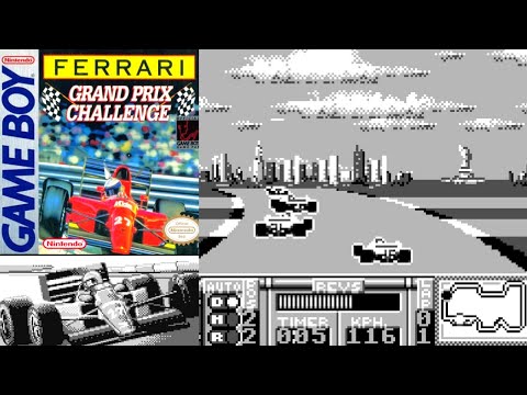 Ferrari Grand Prix Challenge - Game Boy - Qualifying & First Race - (1992) - Retro Nostalgia