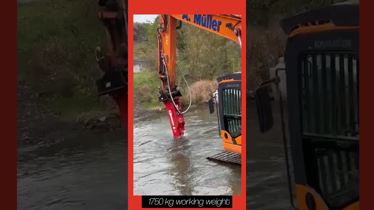 BLTB-140A Underwater in River | Air Connection System in Action