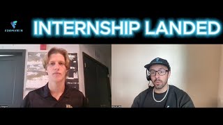 How Trey Landed His First Engineering Internship