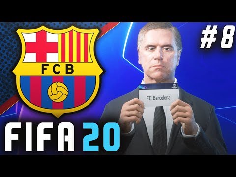 FIFA 20 Barcelona Career Mode EP8 - Champions League Knockouts Draw!!