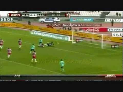 Almeria vs FC Barcelona 0-8 [20/11/10] MESSI HAT-TRICK