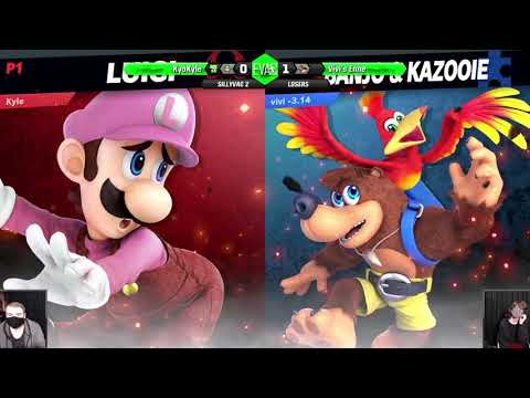 SillyVac 2 - SSBU - vivi and (Banjo & Kazooie) vs KyoKyle (Luigi)