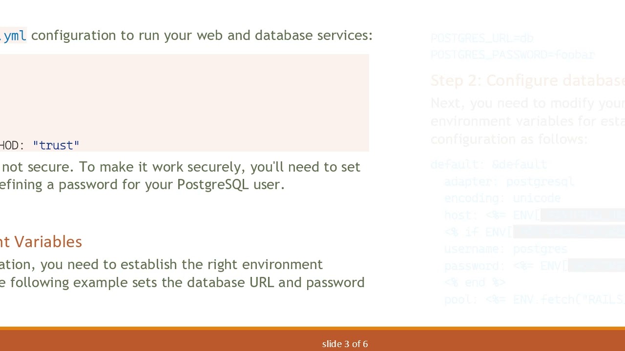 Solving Database Auth Failure in a Dockerized Rails/Postgres App