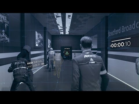 Detroit: Become Human Conner saves hank