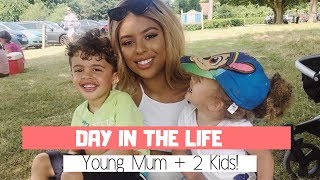 Day in the life of a young mom with two kids
