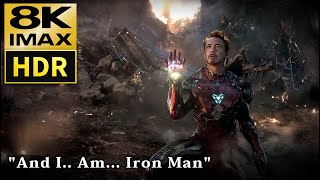 And I.. Am... Iron Man  • 8K IMAX HDR • The Highest Quality Video on Youtube • Eng Kor Jap SubCC