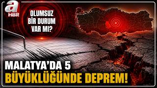 Malatya'da 5 Büyüklüğünde Şiddetli Deprem! AFAD Açıkladı, Çevre İllerd