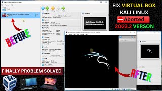 Download lagu How To Fix Aborted in Virtualbox⚡on Windows 11,10🔥| Kali Linux Ka Aborted ko kesa Fix Kare😁 mp3