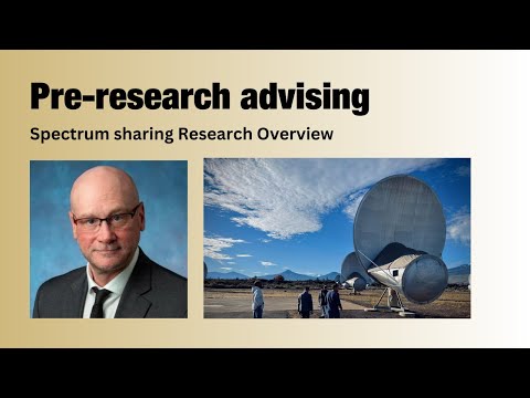 Spectrum sharing research overview with Kevin Gifford - YouTube