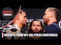 Faceoffs from the UFC 291 Press Conference: Poirier vs. Gaethje 2 | ESPN MMA